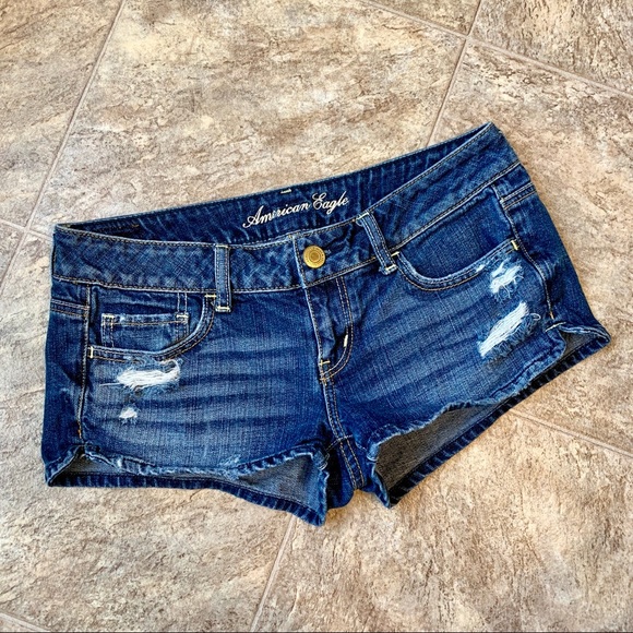 American Eagle Outfitters Pants - American Eagle Distressed Denim Shorts